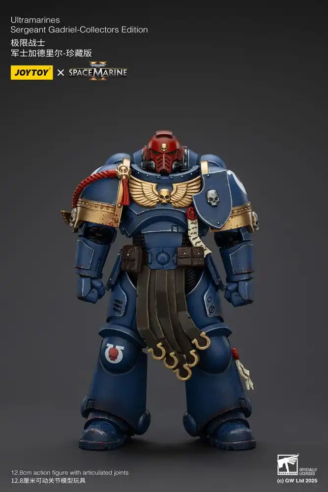 Warhammer 40 000: Space Marine 2 Action Figure Ultramarines Sergeant Gadriel Collectors Edition 13 cm